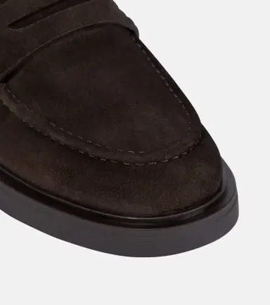 Gianvito Rossi Harris shearling-lined suede loafers | Thumbnail 2