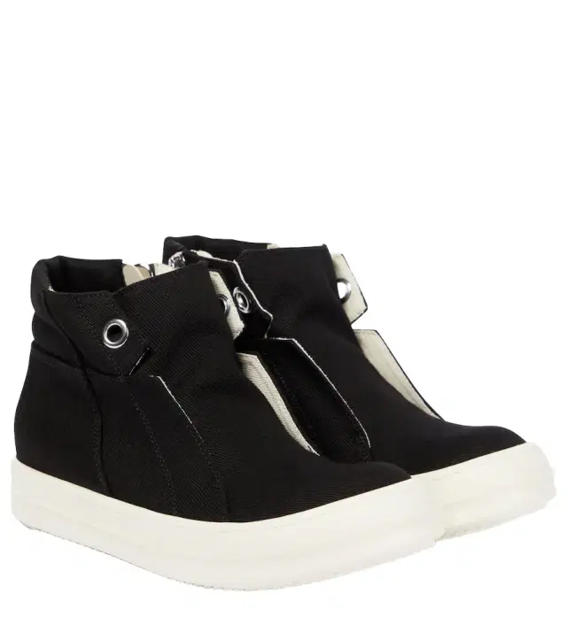 Rick Owens Dunk denim high-top sneakers