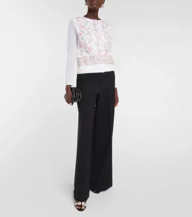 Giambattista Valli Embroidered cashmere and silk cardigan | Thumbnail 3 Giambattista Valli Embroidered cashmere and silk cardigan | Thumbnail 3
