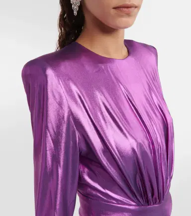 Alexandre Vauthier Draped satin jersey minidress | Thumbnail 5
