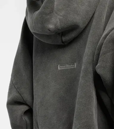 Acne Studios Cropped cotton hoodie | Thumbnail 4