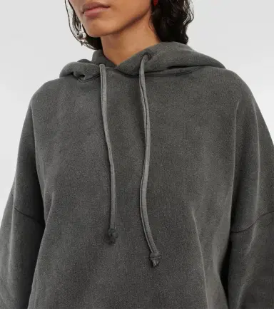 Acne Studios Cropped cotton hoodie | Thumbnail 6