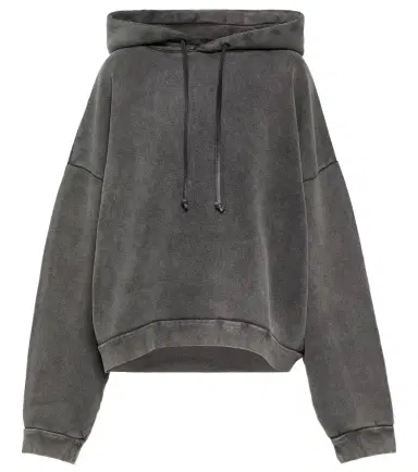 Acne Studios Cropped cotton hoodie | Thumbnail 1