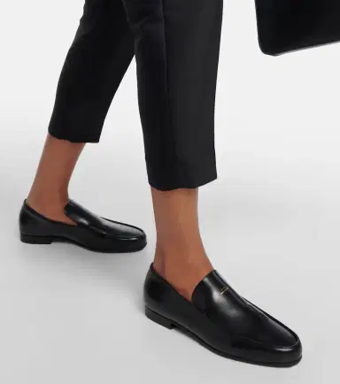 Toteme The Oval leather loafers | Thumbnail 6