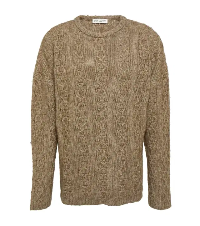Our Legacy Aran wool-blend sweater