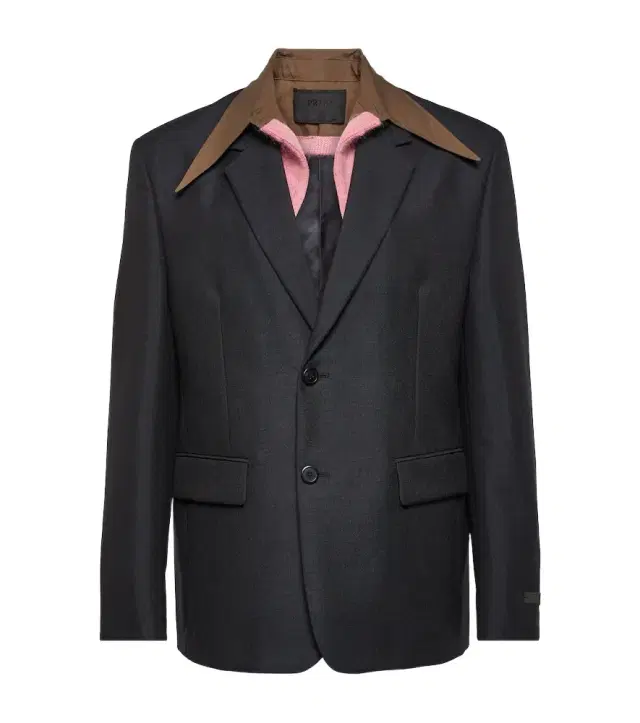 Wool and mohair suit jacket