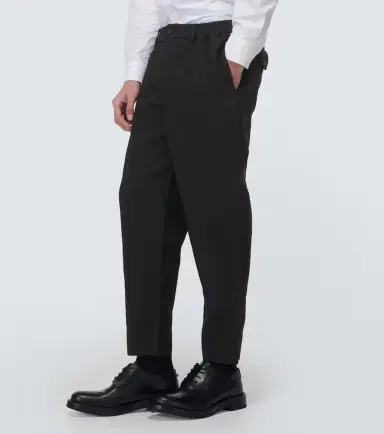 Comme des Garcons Homme Deux Comme des Garçons Homme Deux Mid-rise cropped pants | Thumbnail 2 Comme des Garcons Homme Deux Comme des Garçons Homme Deux Mid-rise cropped pants | Thumbnail 2