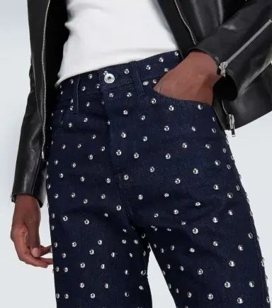 Lanvin Studded straight jeans | Thumbnail 3