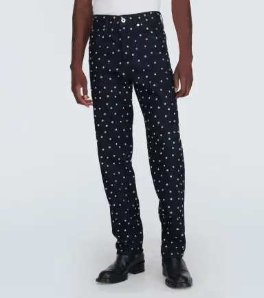 Lanvin Studded straight jeans | Thumbnail 4