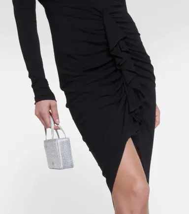 Alexandre Vauthier Draped jersey midi dress | Thumbnail 5