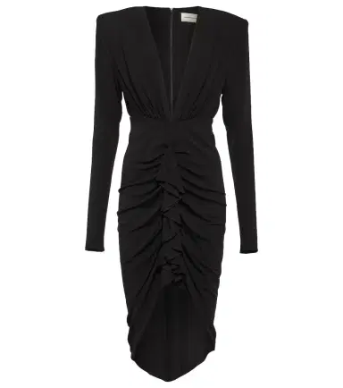 Alexandre Vauthier Draped jersey midi dress | Thumbnail 1