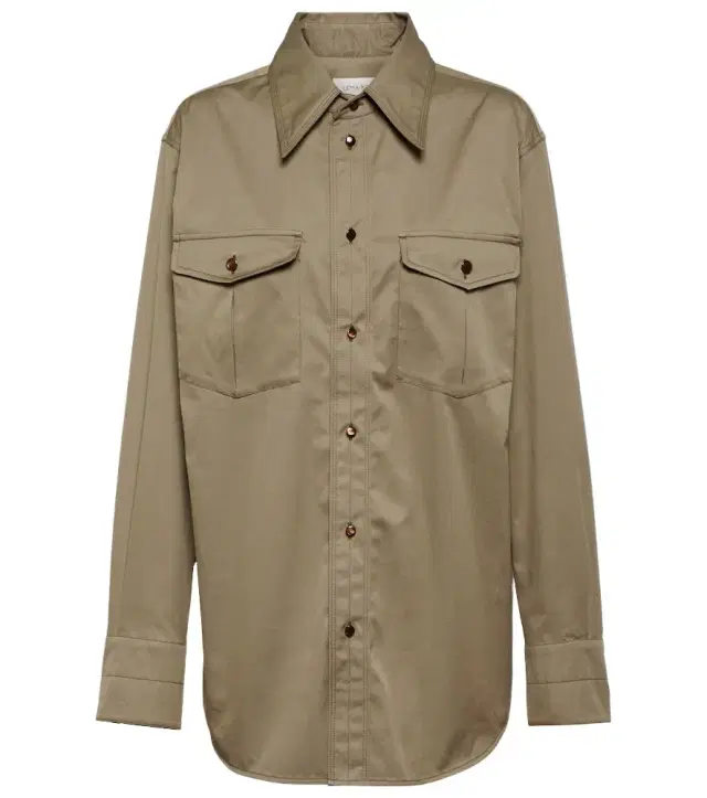 Lemaire Western cotton twill shirt