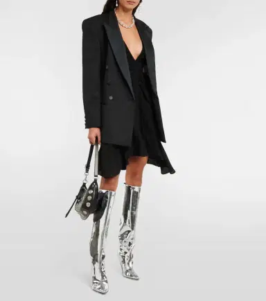 Isabel Marant Lakita mirrored knee-high boots | Thumbnail 2