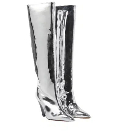 Isabel Marant Lakita mirrored knee-high boots | Thumbnail 1
