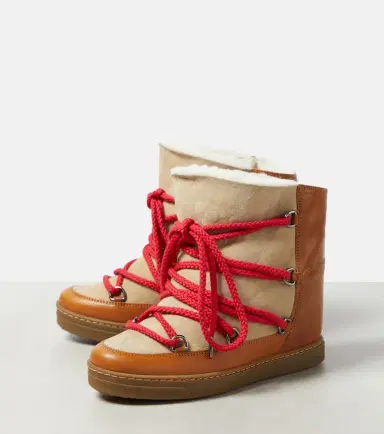 Isabel Marant Nowles leather snow boots | Thumbnail 4 Isabel Marant Nowles leather snow boots | Thumbnail 4