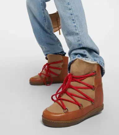 Isabel Marant Nowles leather snow boots | Thumbnail 5 Isabel Marant Nowles leather snow boots | Thumbnail 5