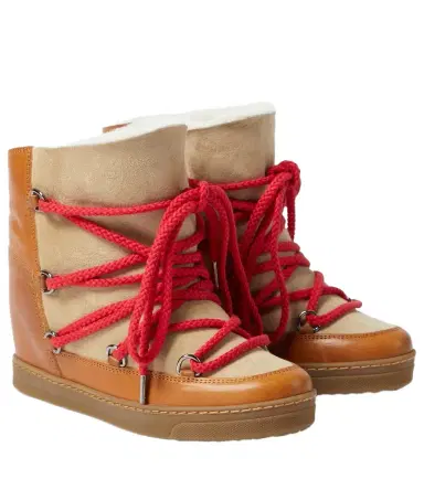 Isabel Marant Nowles leather snow boots | Thumbnail 1 Isabel Marant Nowles leather snow boots | Thumbnail 1