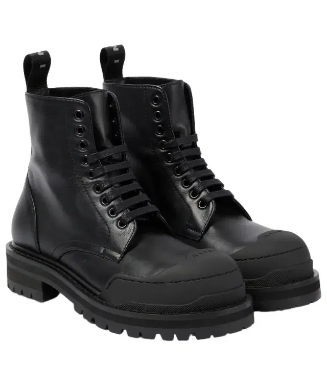 Marni Dada leather combat boots