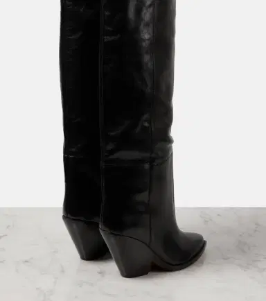 Isabel Marant Knee-high leather boots | Thumbnail 2