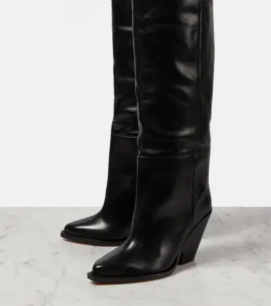 Isabel Marant Knee-high leather boots | Thumbnail 4