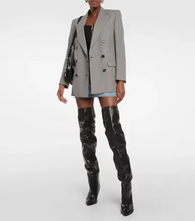 Isabel Marant Knee-high leather boots | Thumbnail 5