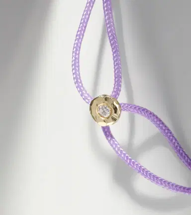 Octavia Elizabeth Parachute Nesting Gem 18kt gold bracelet with diamond | Thumbnail 2