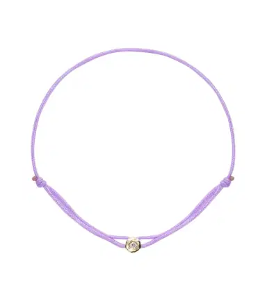 Octavia Elizabeth Parachute Nesting Gem 18kt gold bracelet with diamond | Thumbnail 1