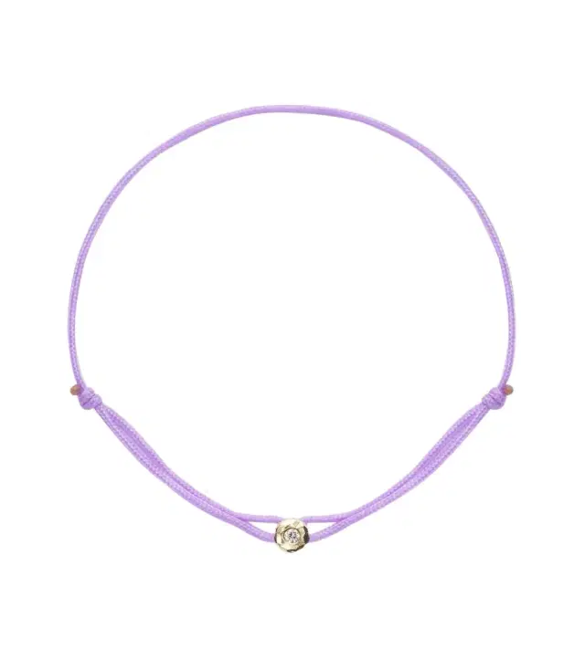 Octavia Elizabeth Parachute Nesting Gem 18kt gold bracelet with diamond