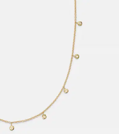 Octavia Elizabeth Micro Nesting Gem 18kt gold necklace with diamonds | Thumbnail 2
