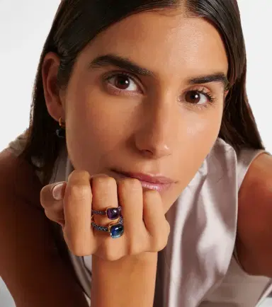 Pomellato Nudo 18kt rose and white gold ring with topaz | Thumbnail 2 Pomellato Nudo 18kt rose and white gold ring with topaz | Thumbnail 2