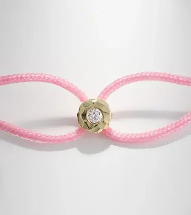 Octavia Elizabeth Parachute Nesting Gem 18kt gold bracelet with diamond | Thumbnail 2