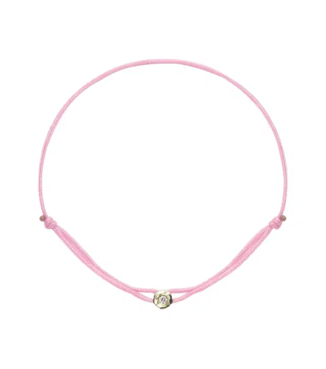 Octavia Elizabeth Parachute Nesting Gem 18kt gold bracelet with diamond