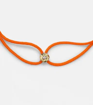 Octavia Elizabeth Parachute Nesting Gem 18kt gold bracelet with diamond | Thumbnail 2