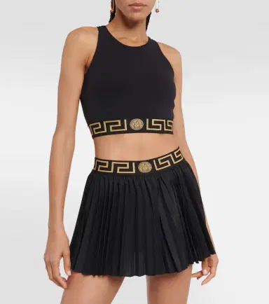 Versace Greca cutout sports bra | Thumbnail 4