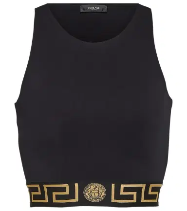 Versace Greca cutout sports bra | Thumbnail 1