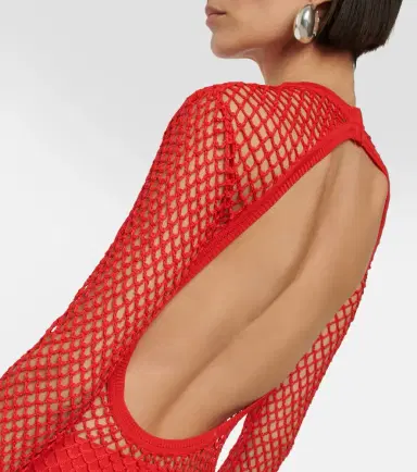 Ferragamo Net maxi dress | Thumbnail 4