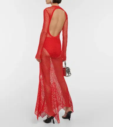 Ferragamo Net maxi dress | Thumbnail 5