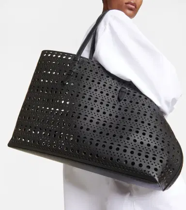 Alaïa Alaïa Le Mina 44 Vienne leather tote bag | Thumbnail 4