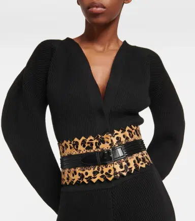 Alaïa Alaïa Small leather corset belt | Thumbnail 2
