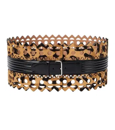 Alaïa Alaïa Small leather corset belt | Thumbnail 1