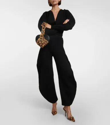 Alaïa Alaïa Le Cache Caur calf hair and leather clutch | Thumbnail 4