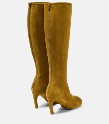 Dries Van Noten Suede knee-high boots | Thumbnail 4