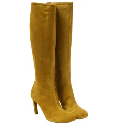 Dries Van Noten Suede knee-high boots | Thumbnail 1