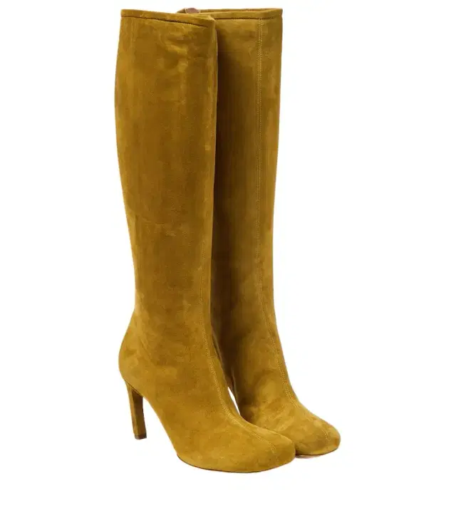 Dries Van Noten Suede knee-high boots