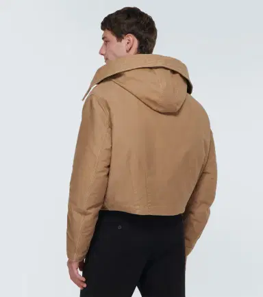 Prada Faux fur-trimmed bomber jacket | Thumbnail 2 Prada Faux fur-trimmed bomber jacket | Thumbnail 2