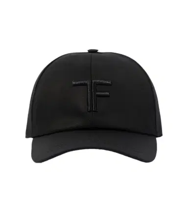 Tom Ford Embroidered canvas and leather cap | Thumbnail 1