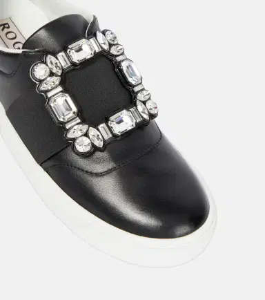 Roger Vivier Very Vivier embellished leather sneakers | Thumbnail 3 Roger Vivier Very Vivier embellished leather sneakers | Thumbnail 3