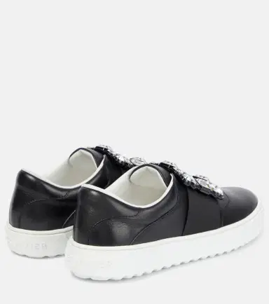Roger Vivier Very Vivier embellished leather sneakers | Thumbnail 4 Roger Vivier Very Vivier embellished leather sneakers | Thumbnail 4