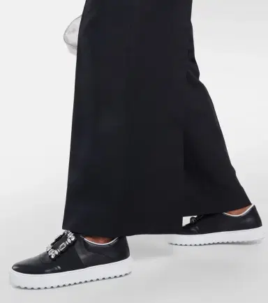 Roger Vivier Very Vivier embellished leather sneakers | Thumbnail 5 Roger Vivier Very Vivier embellished leather sneakers | Thumbnail 5
