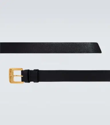 Miu Miu Leather belt | Thumbnail 2 Miu Miu Leather belt | Thumbnail 2